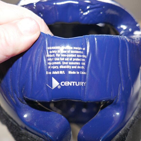 Century Martial Arts Sparring Gear Set Adult Size M-L 7/8 9/10 Karate Headgear - Picture 9 of 16